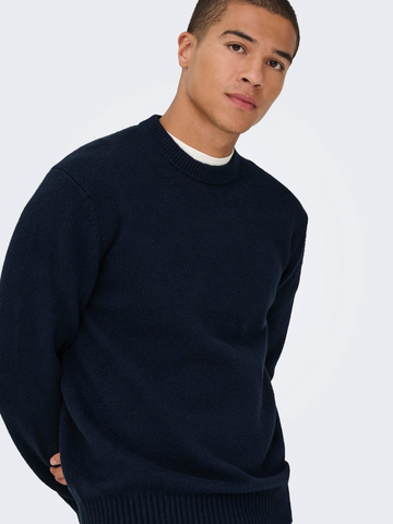 Only & Sons Maglia girocollo da uomo James blu