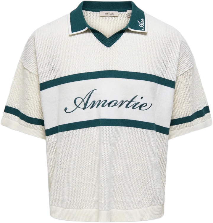 Only & Sons Maglia in cotone a polo da uomo Sace Life Split