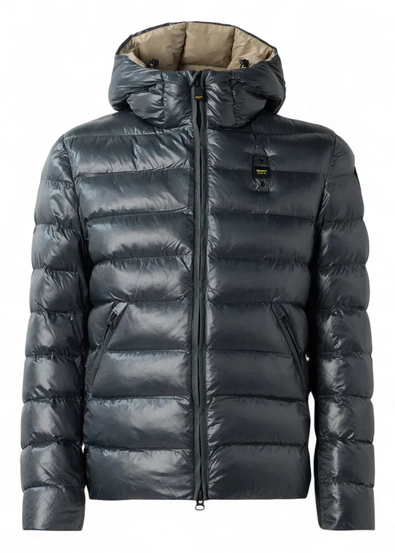 Blauer Giacca Piumino da uomo Adams grigio