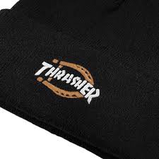 Dickies Capèpellino unisex collaborazione Thrasher x Dickies  DK0A88KVBLK1