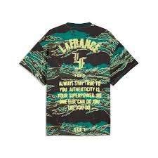 Puma Men's Short Sleeve T-Shirt La Francè Supply camo