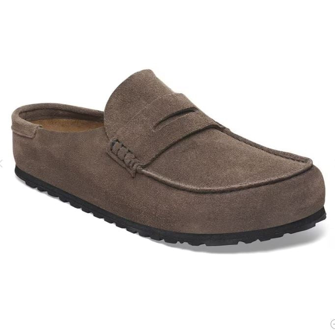 Birkenstock Naples Wrapped Suede Moccasin (Narrow Fit)