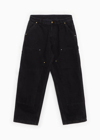 Carhartt Wip Jeans largo da uomo Nash Double Knee nero
