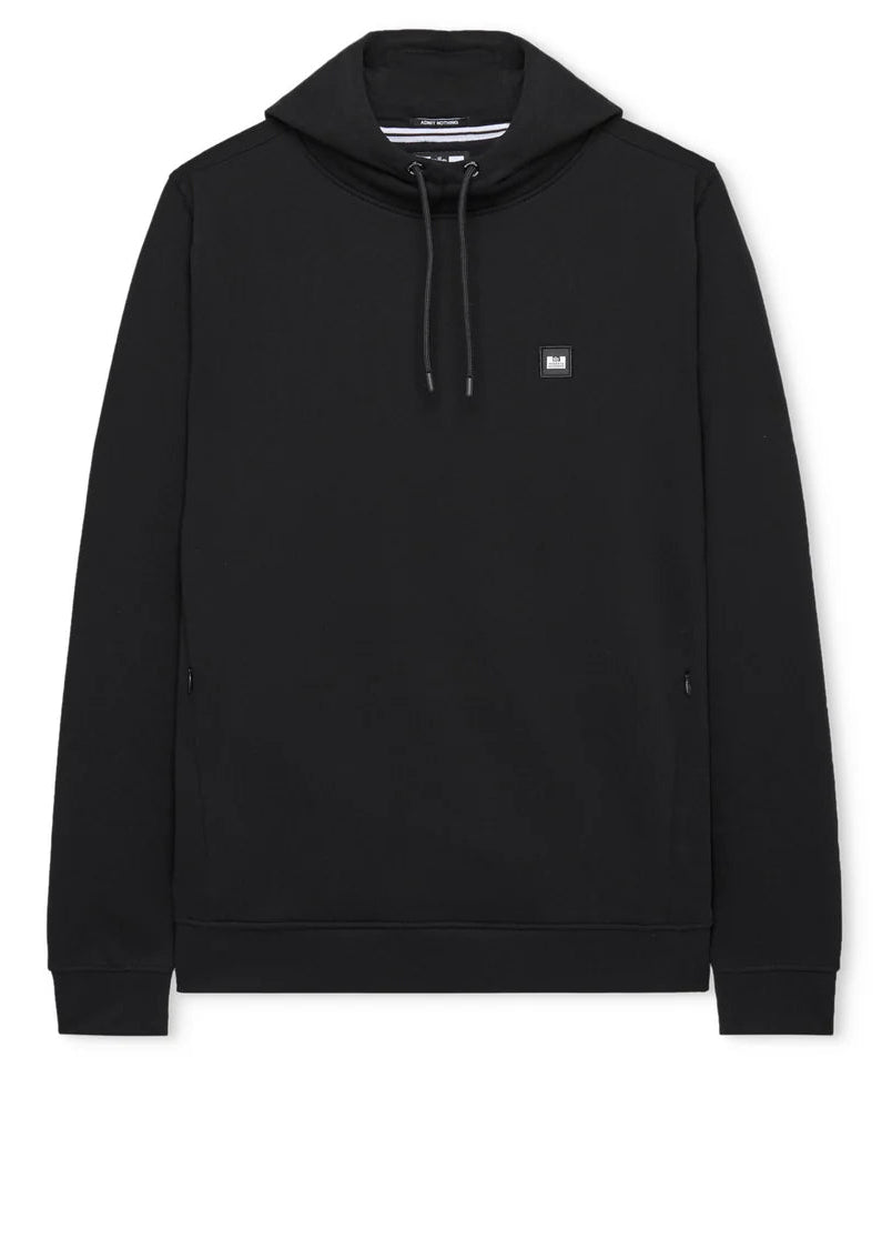 Weekend Offender Felpa da uomo con cappuccio Ribbe nera