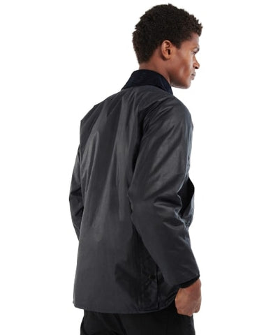 Barbour Bedale Wax Herren-Wachsjacke Blau