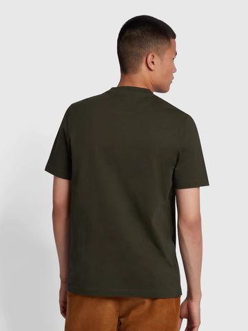 Farah Men's T-Shirt Danny Reg Green