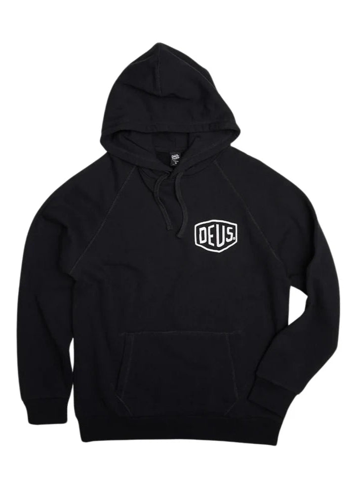 Deus Ex Macvhina Felpa con cappuccio da uomo Venice Address nera