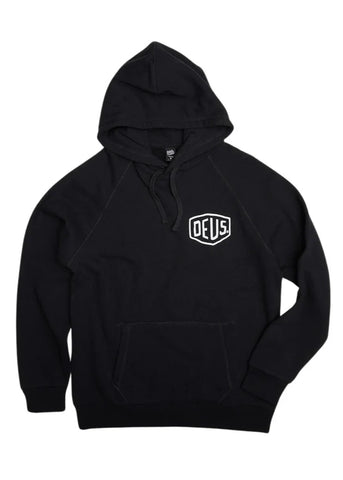 Deus Ex Macvhina Felpa con cappuccio da uomo Venice Address nera