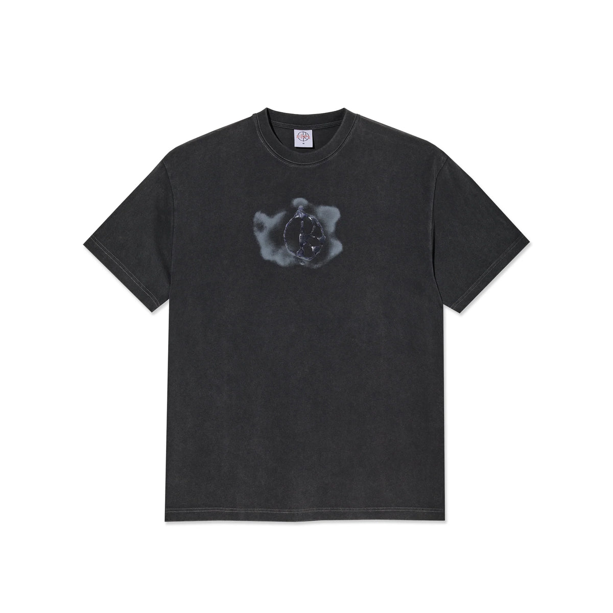 Polar Skate T-Shirt da uomo manica corta Metal Logo nera