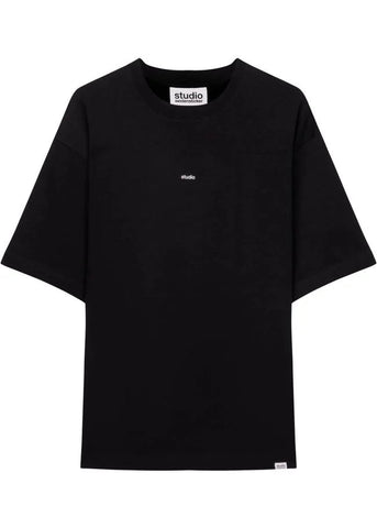 Studio Seidensticker Men's Short Sleeve T-Shirt Black University