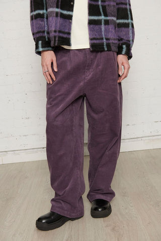 Pas De Mer Pantalone in velluto da uomo Goods New viola