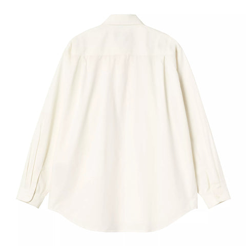 Carhartt Wip Herren Langarmhemd Irwin Cream