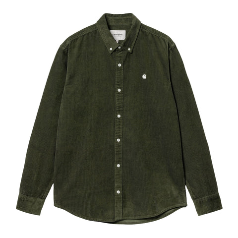 Carhartt Wip Madison Men's Corduroy Shirt Green