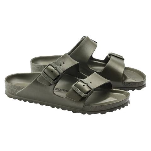 Birkenstock Arizona in gomma verde (Calzata Stretta)