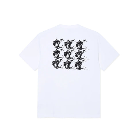 Polar Skate T-Shirt da uomo manica corta 2 Guys bianca