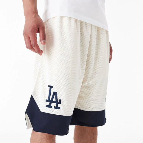 New Era Pantaloncino uomo LA Dodgers bianco/blu