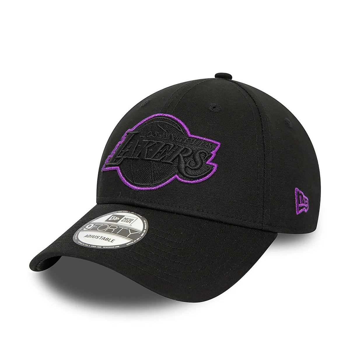 New Era Lakers Metallic Outline unisex cap in black