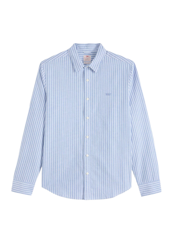 Levi's Camicia da uomo a righe Battery Standard celeste