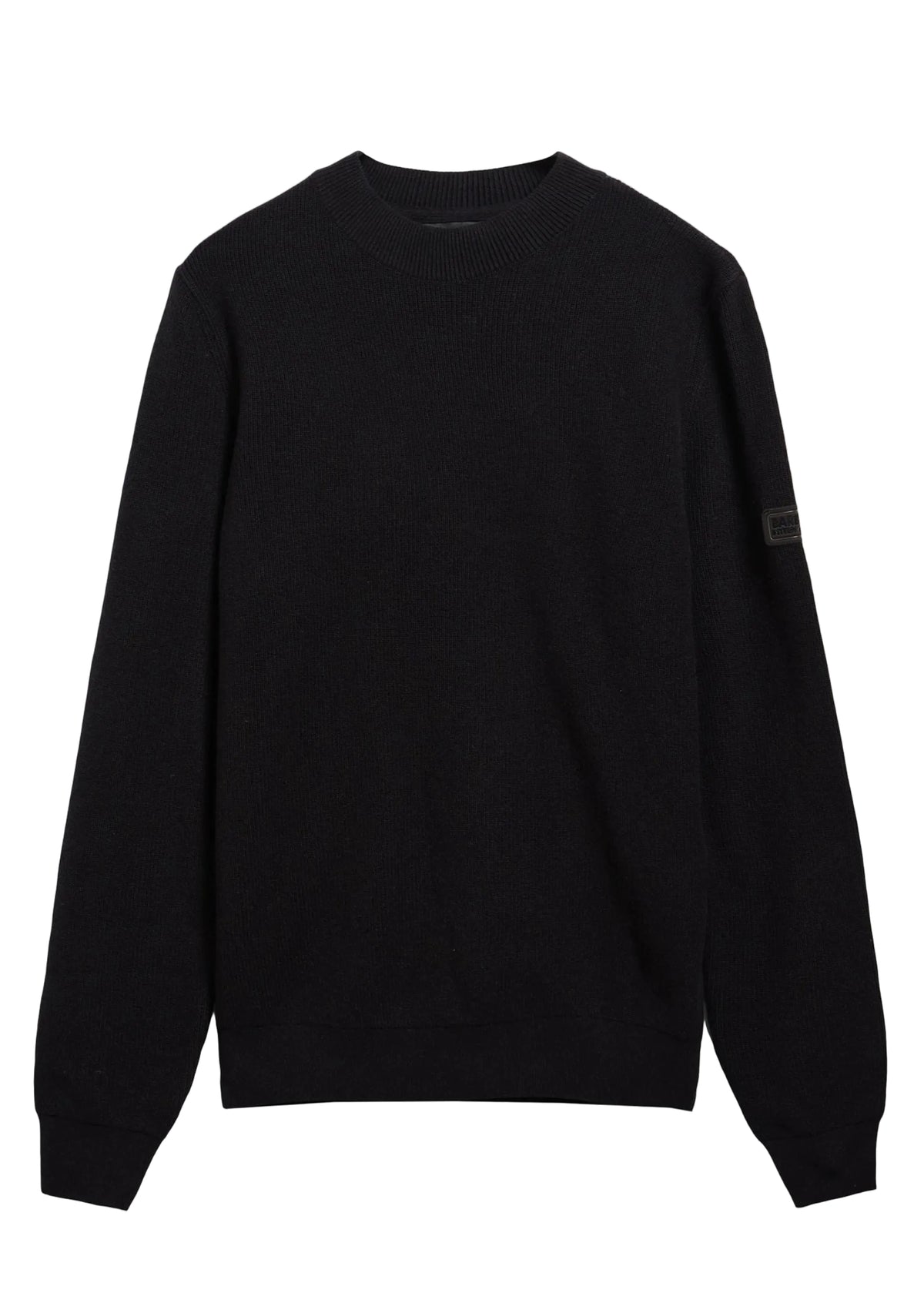Barbour International Maglione girocollo da uomo Crawley nero