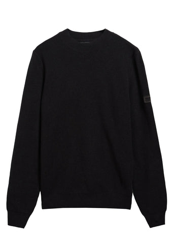 Barbour International Maglione girocollo da uomo Crawley nero