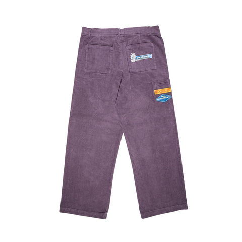 Pas De Mer Pantalone in velluto da uomo Goods New viola