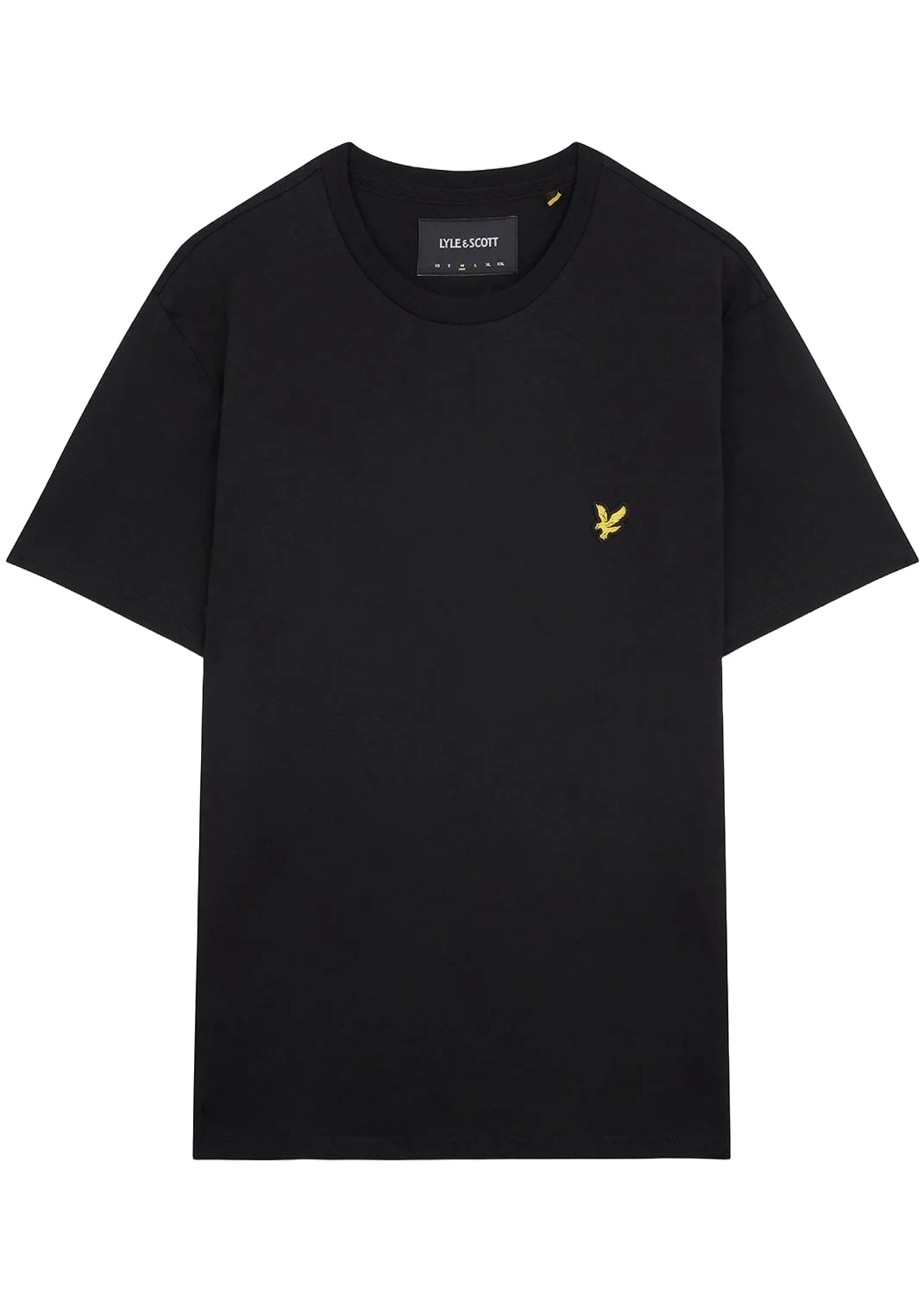 Lyle & Scott T-Shirt da uomo manica corta Plain Nera