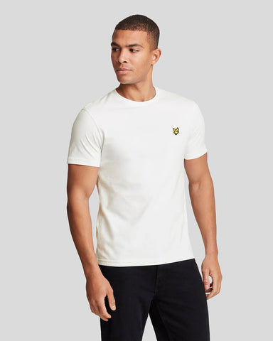 Lyle & Scott T-Shirt da uomo manica corta Plain Bianca