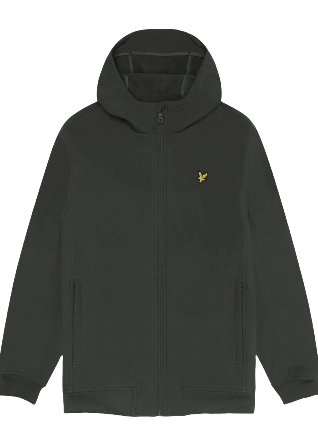 Lyle & Scott Giacca softshell da uomo Fleece Back Grigia