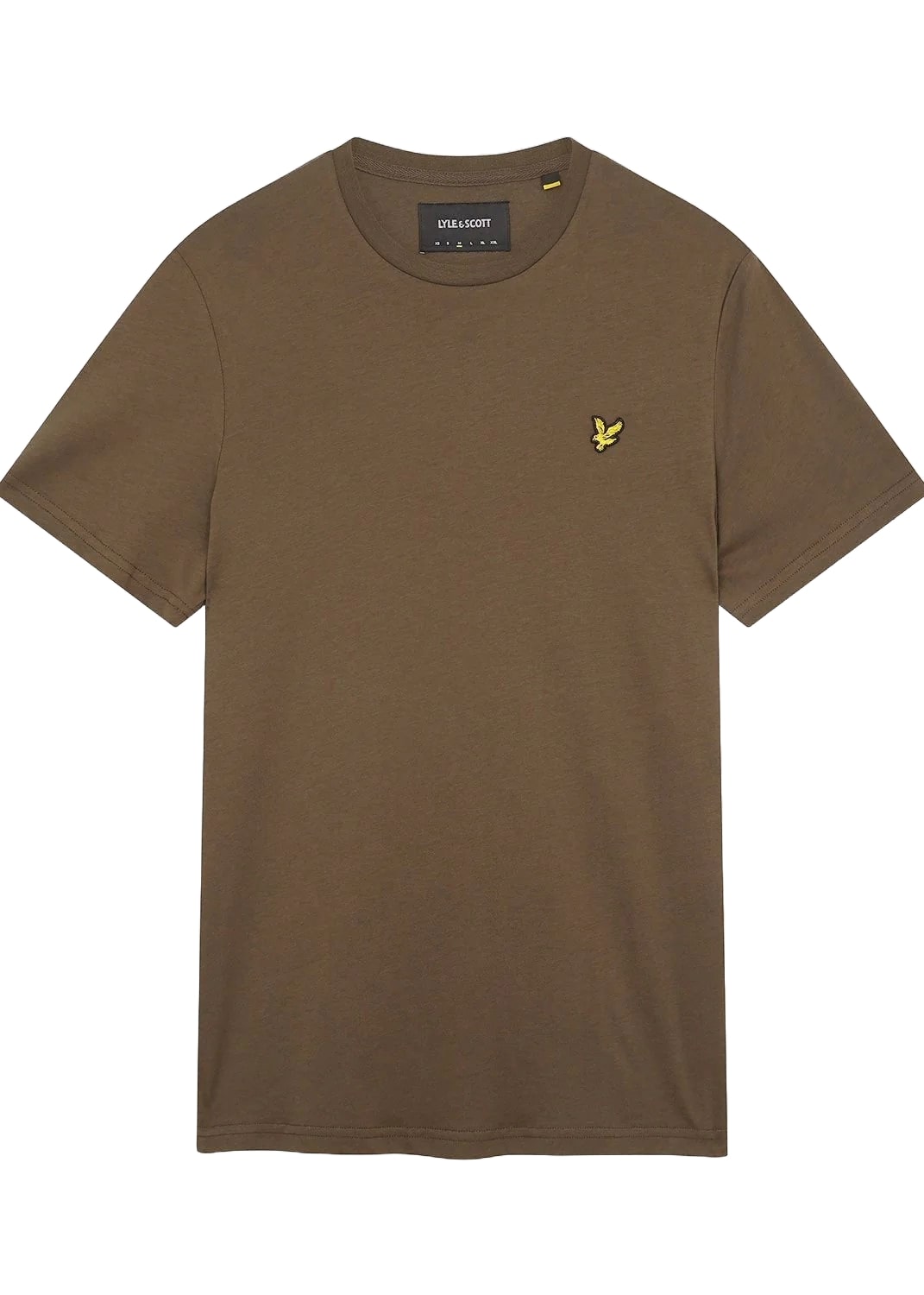 Lyle & Scott T-Shirt da uomo manica corta Plain Verde