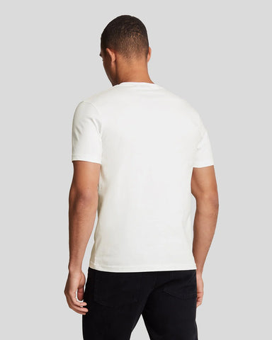 Lyle & Scott T-Shirt da uomo manica corta Plain Bianca