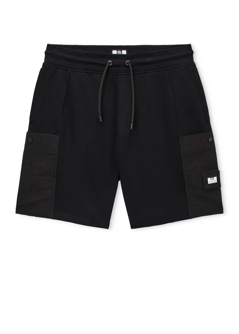 Weekend Offender Men's Chiyoda Black Fleece Shorts