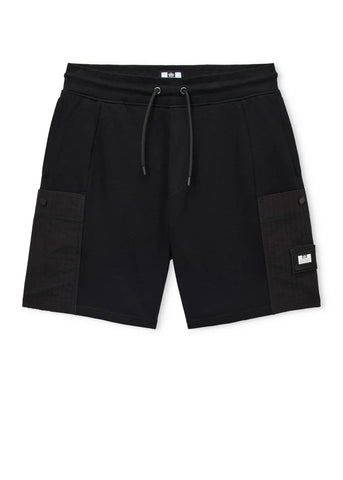 Weekend Offender Men's Chiyoda Black Fleece Shorts