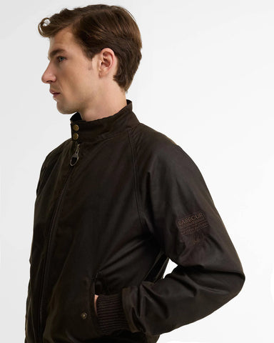 Barbour International Giacca cerata da uomo Steve McQueen olive