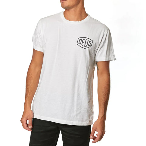 Deus Ex Machina T-Shirt da uomo manica corta Venice Address bianca
