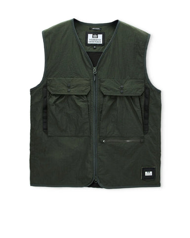 Weekend Offender Giacca smanicata da uomo multiuso Tangier verde