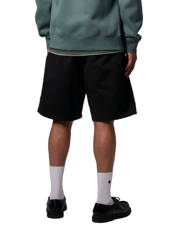 Carhartt Wip Pantaloncino da uomo con elastico in vita Marv nero