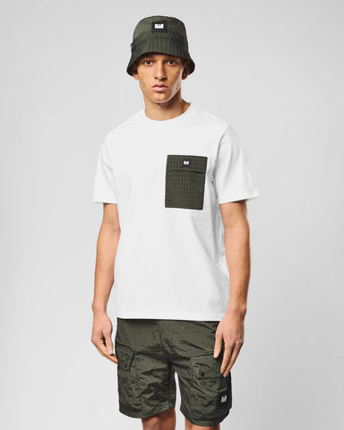Weekend Offender T-Shirt da uomo manica corta Stiniva bianca