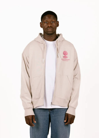 New Amsterdam Felpa da uomo con zip e cappuccio Logo Zip Up