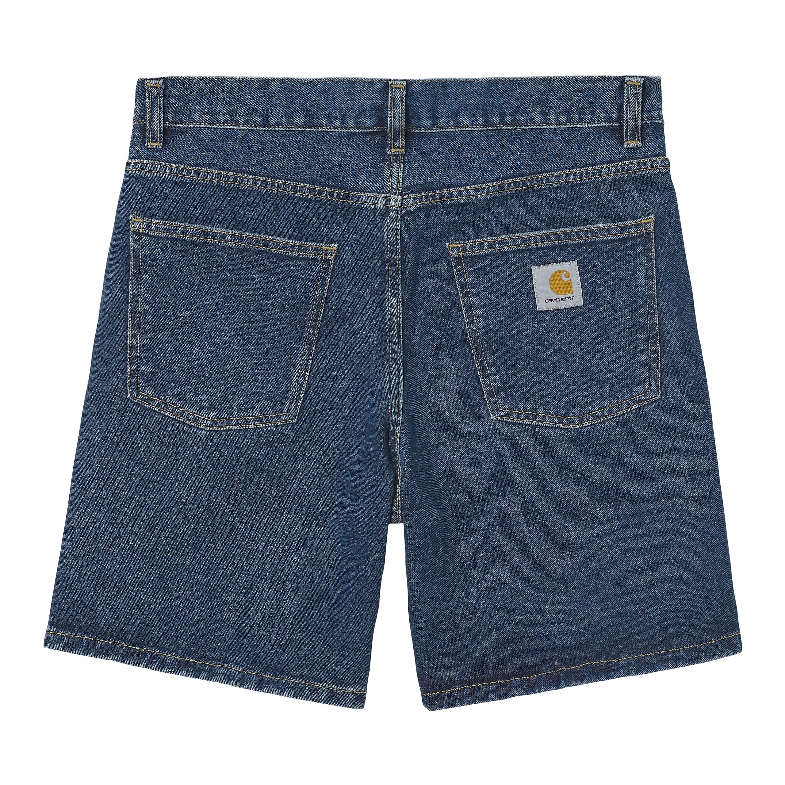 Carhartt Wip Men's jeans shorts Newel 26 BLUE STONE WASHED