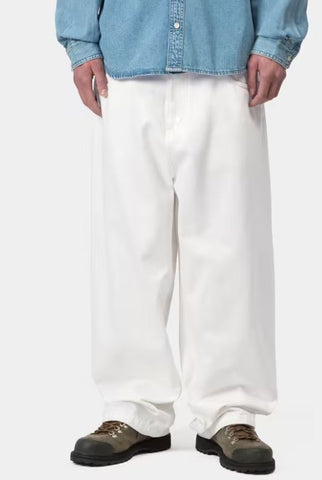 Carhartt Wip Jeans largo da uomo Brandon bianco