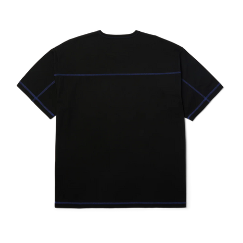 Huf T-Shirt da uomo manica corta Legacy Football nera