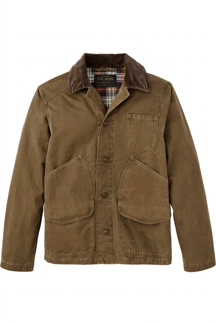 Filson Giacca da uomo Canvas Outfitters marrone