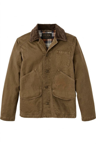 Filson Giacca da uomo Canvas Outfitters marrone