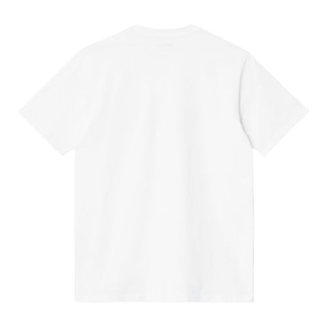 Carhartt Wip T-Shirt da uomo manica corta Script bianca