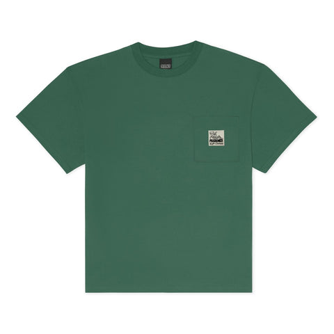 Pas De Mer T-Shirt da uomo manica corta Logo verde