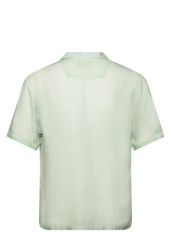 Pas De Mer Camicia da uomo manica corta Basketball Verde chiaro