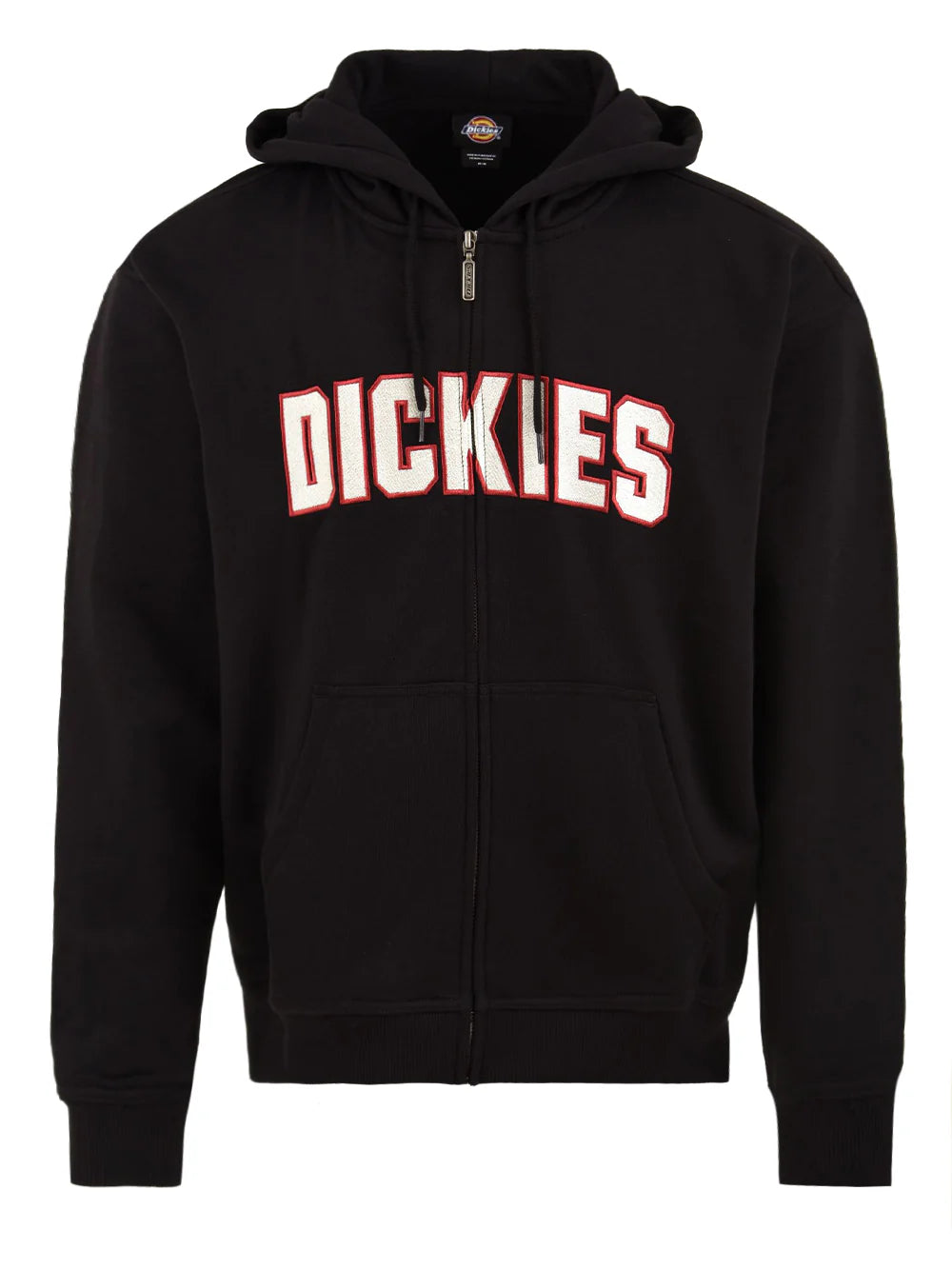 Dickies Felpa con zip e cappuccio Aitkin nera