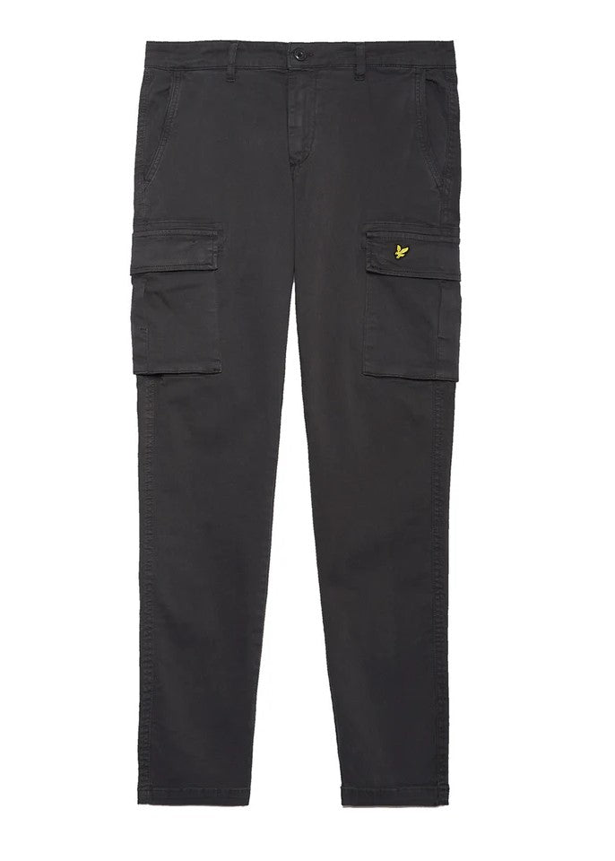 Lyle & Scott Pantalone con Tasconi da uomo Cargo Grigio