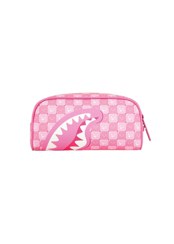 Sprayground Astuccio unisex Pink New Check Faces rosa