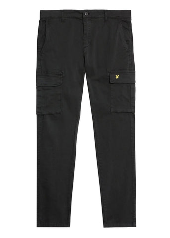 Lyle & Scott Pantalone Con Tasconi da uomo Cargo Nero